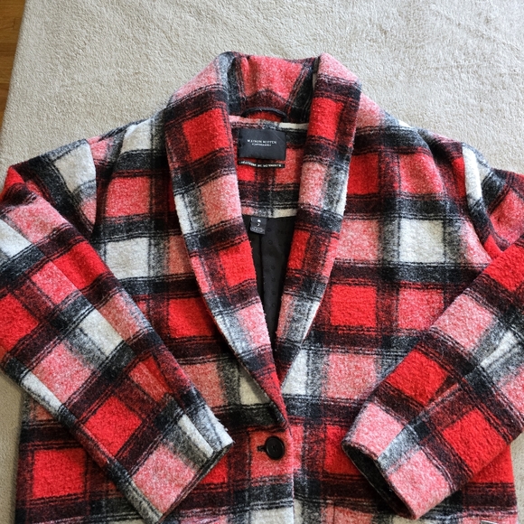 Scotch & Soda Plaid Wool Blend Shacket size medium - Picture 3 of 12